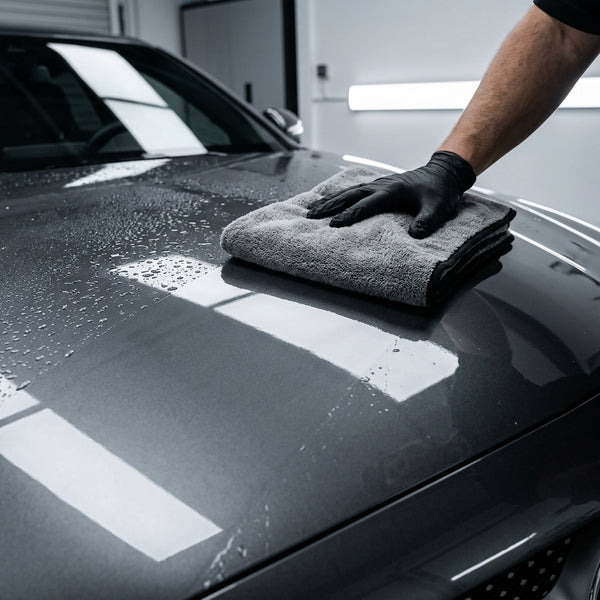 Large Plush Microfiber Car Drying Towel (100x40 cm) | Ultra-Absorbent & Scratch-Free