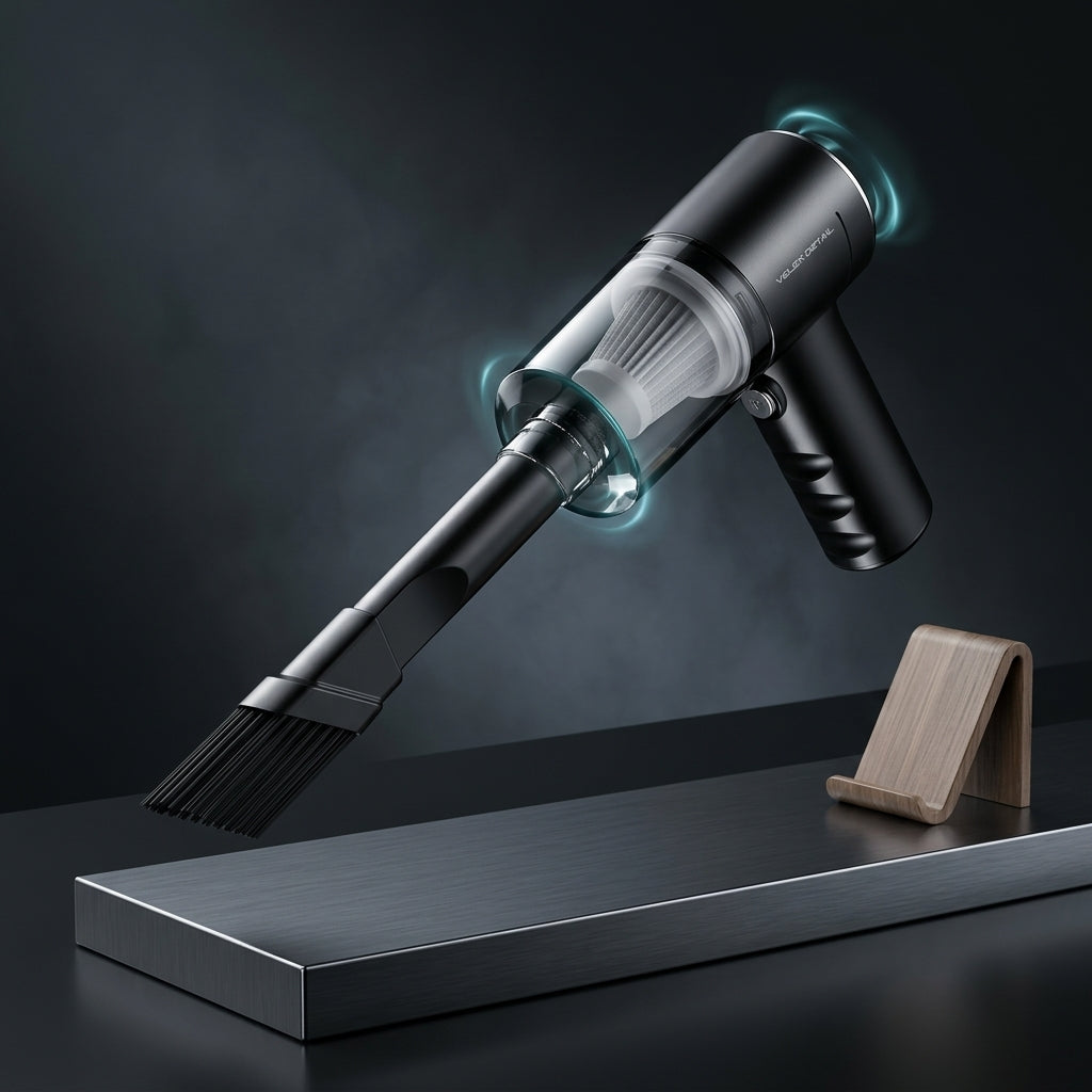 120W Cordless Handheld Car Vacuum Cleaner | 9000Pa Portable Mini Suction