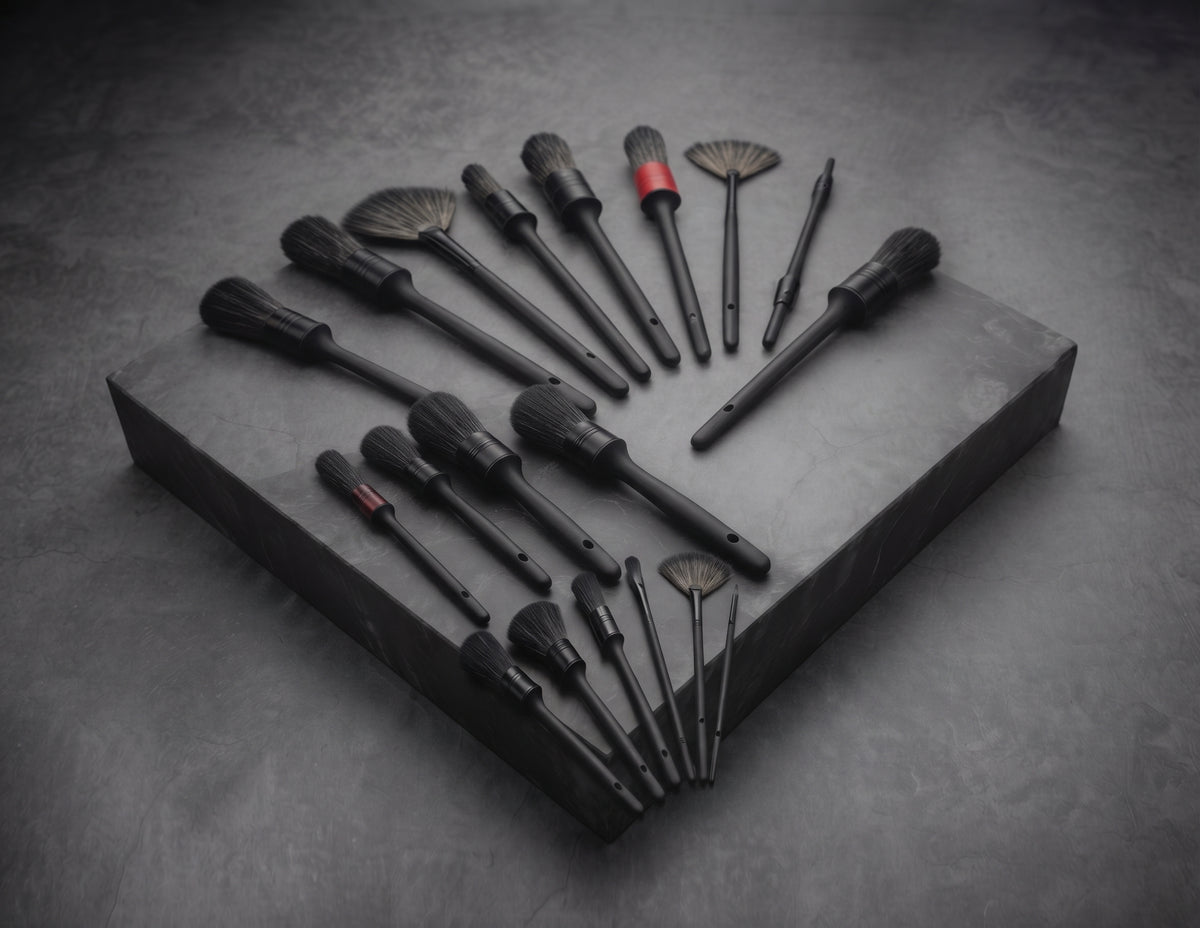 5-Piece Premium Auto Detailing Brush Set