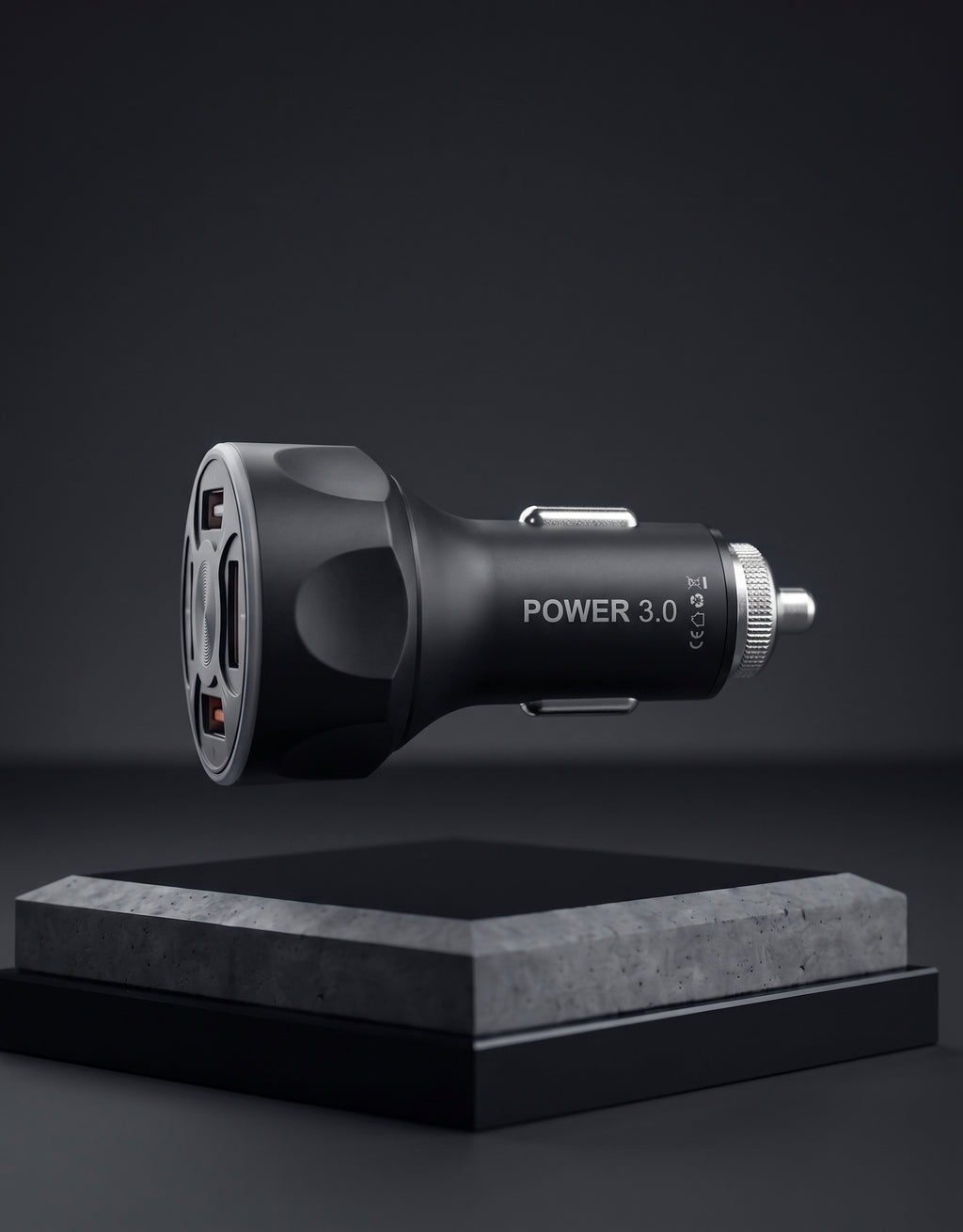 4-Port USB Car Charger Adapter – Fast Charging & Quick Charge 3.0