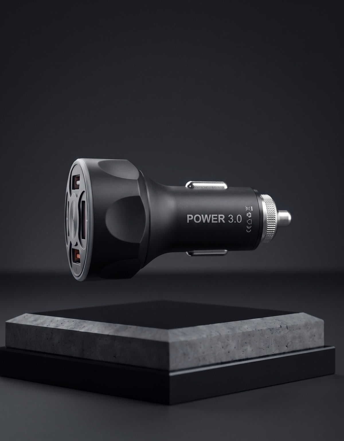 4-Port USB Car Charger Adapter – Fast Charging & Quick Charge 3.0